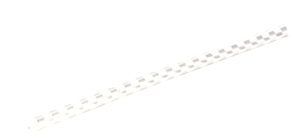 Plastic Combs - Round Back, 1/4", 20 sheets, White, 25 pack__52329 RF.png